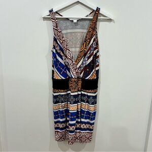 Diane von Furstenberg Oblixe Wrapped Dress DVF Size 10 PreOwned Good